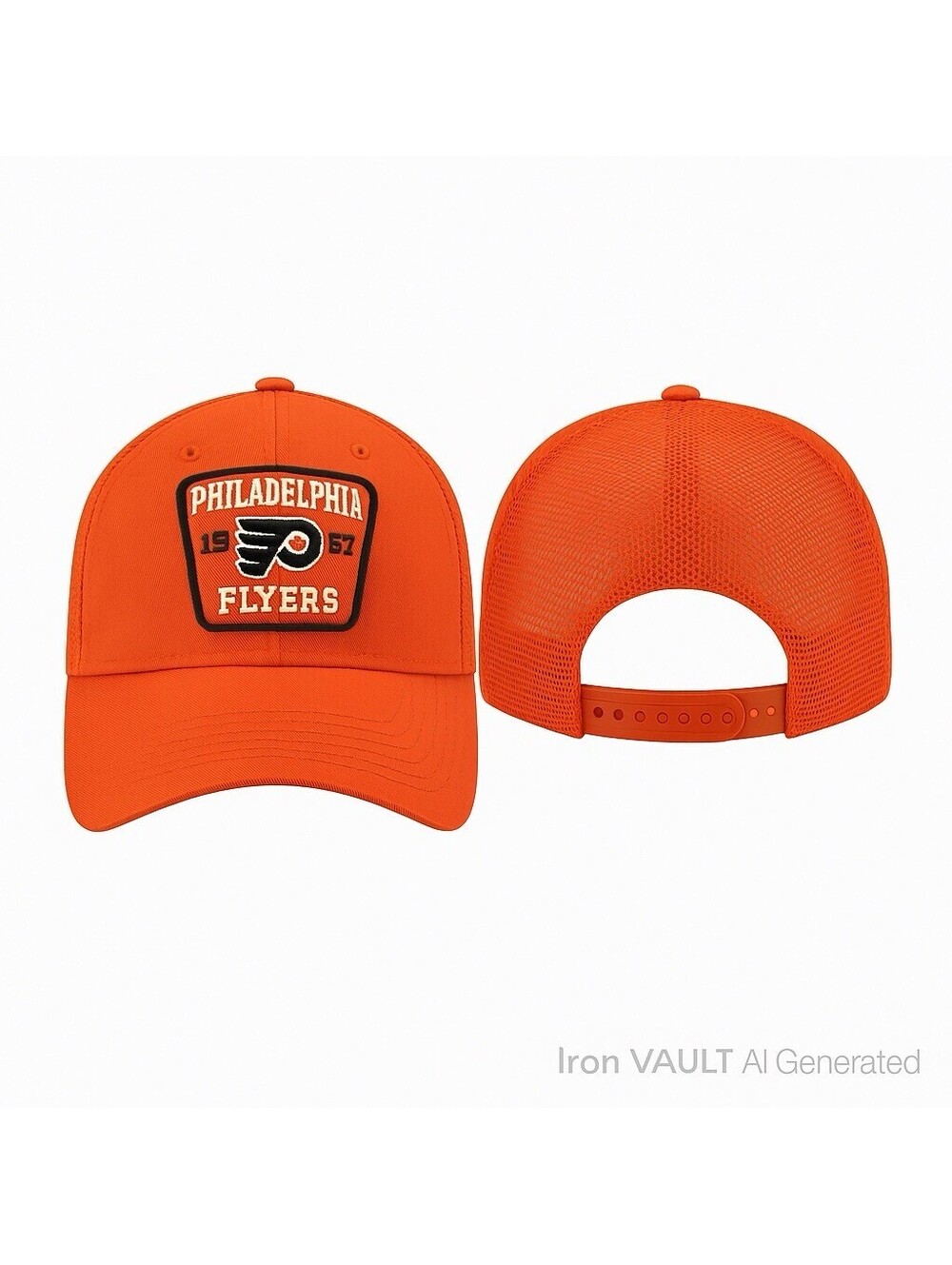Philadelphia Flyers NHL Fan Favorite Trucker Hat Cap Orange Mens One Size